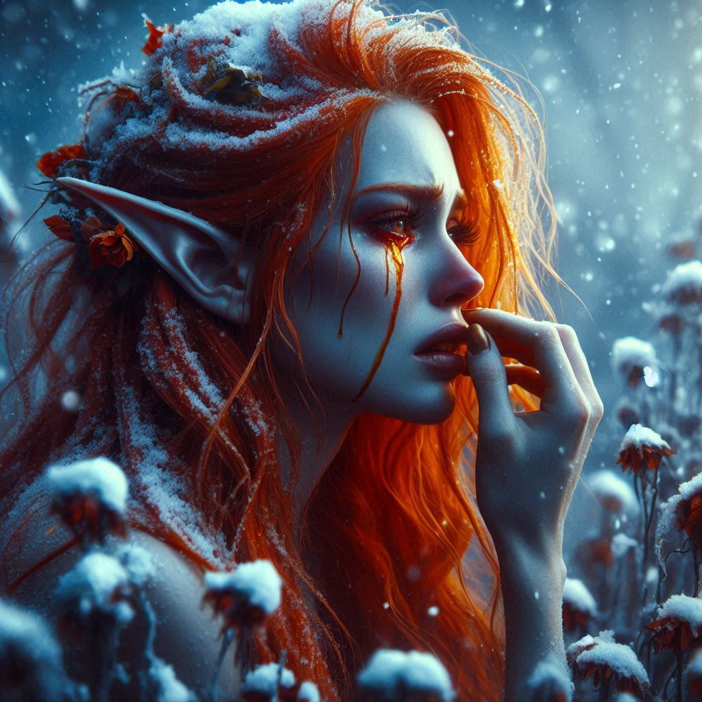 Frozen Tears of Fire