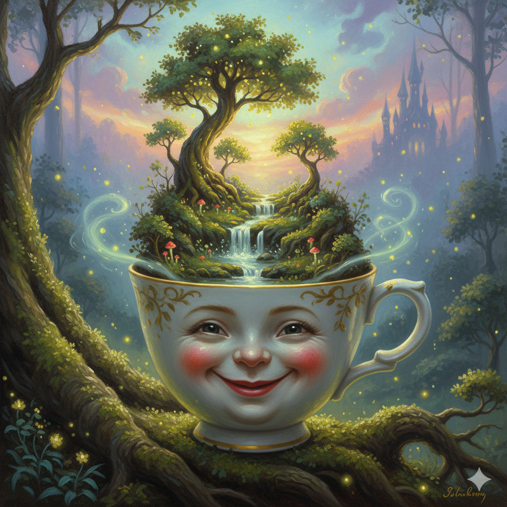 Magical teacup