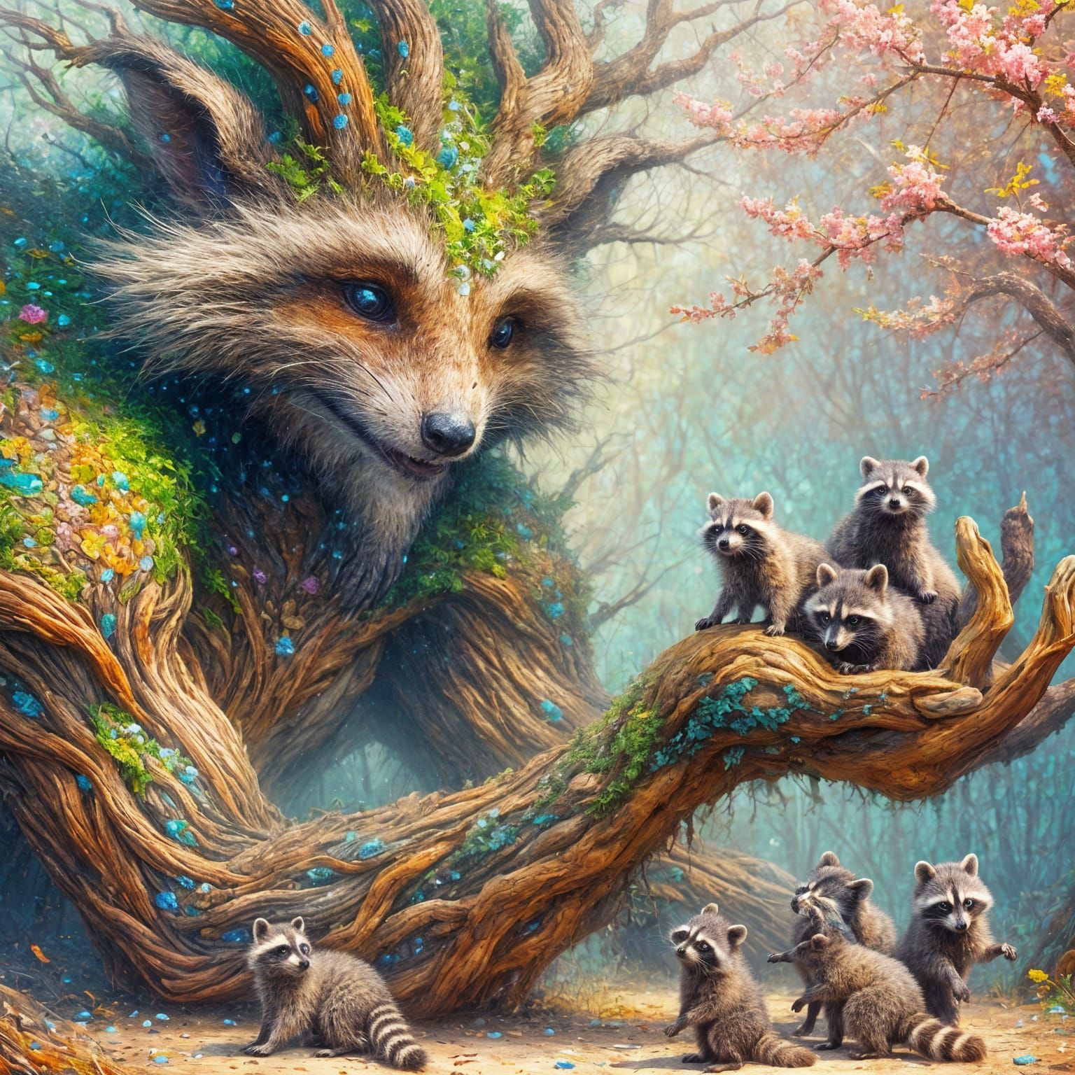 Raccoons  by @Andre R