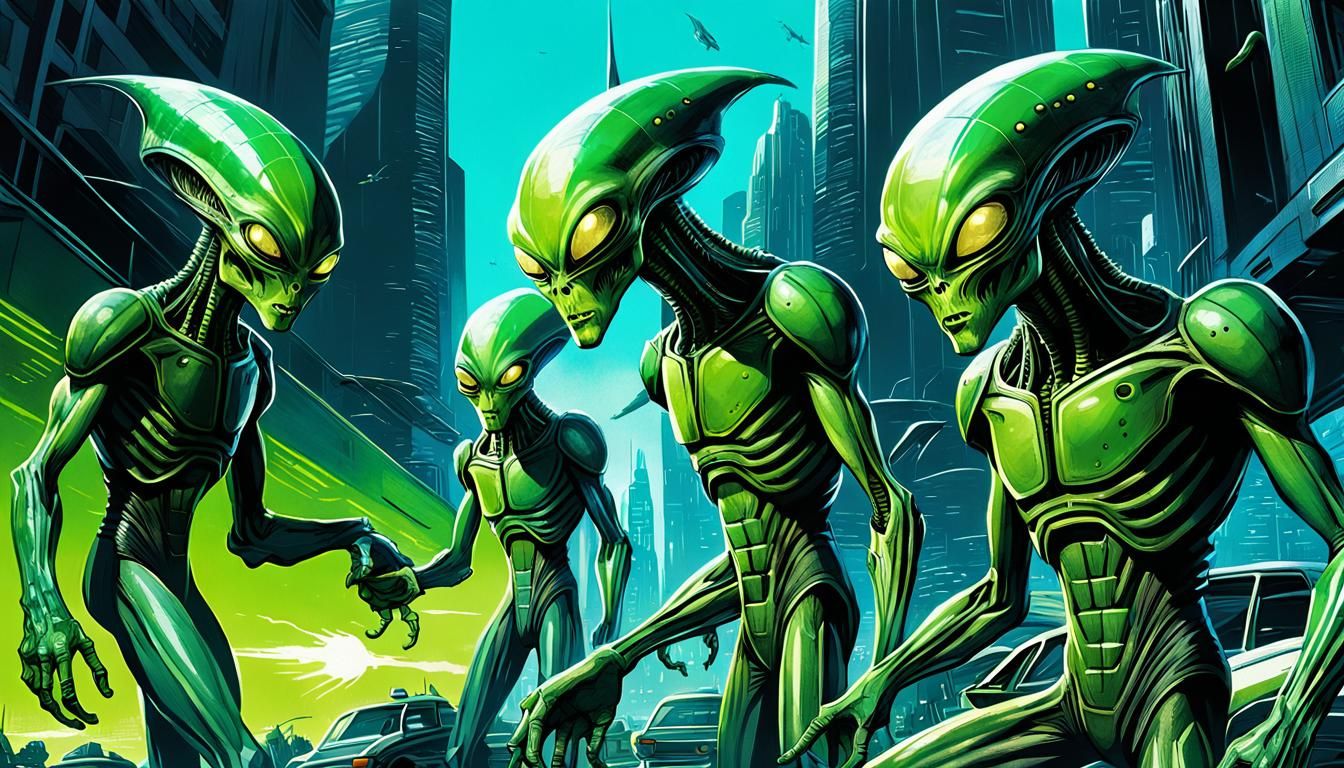 The True Aliens  by @Grubs