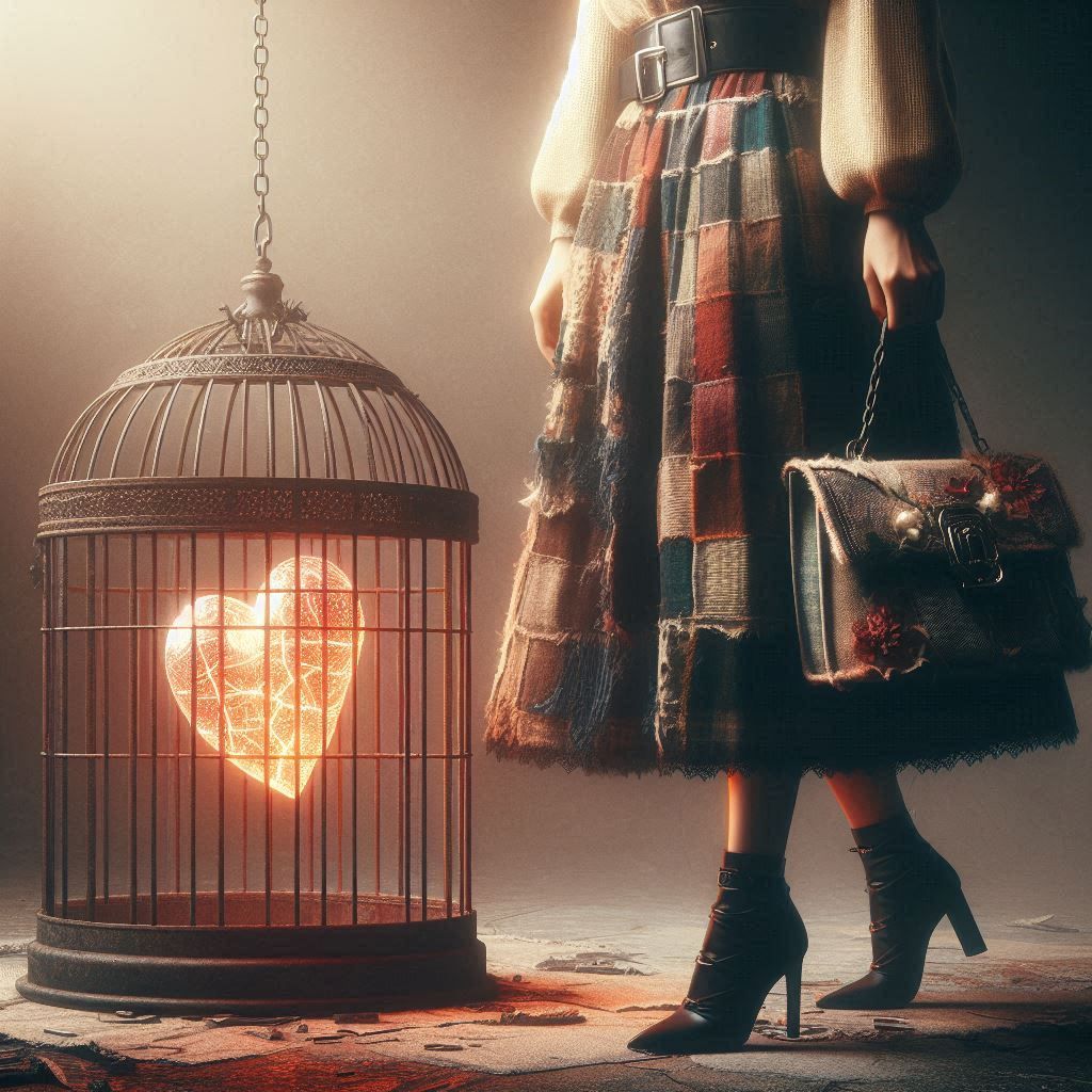 Caged Heart & Patchwork