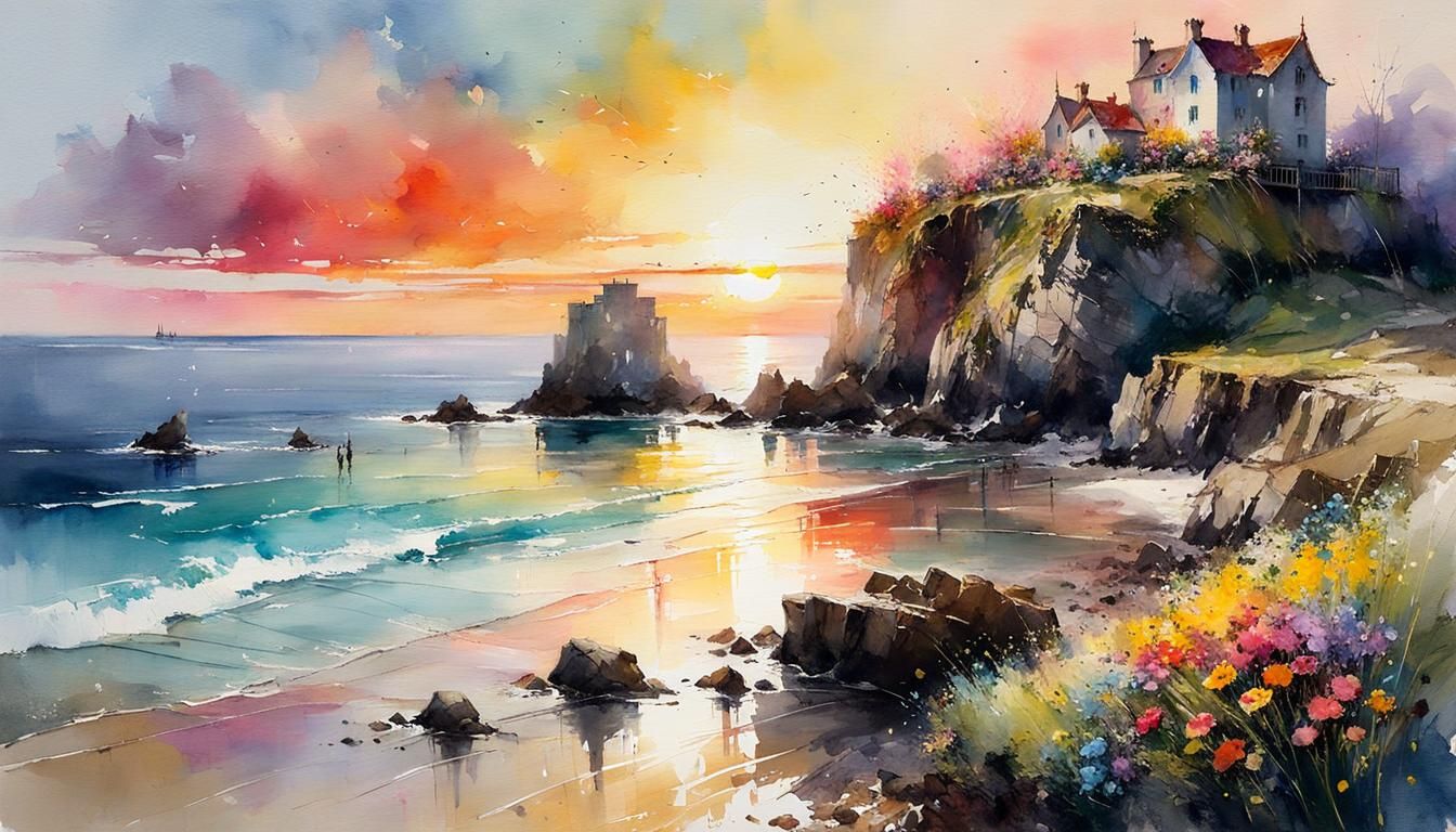 Sunset Beach  by @Superbear