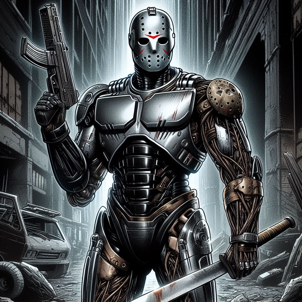 Jason Vorhees & Robocop Hybrid