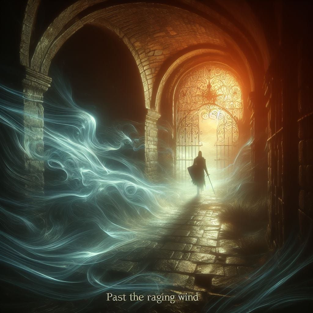 Past the raging winds