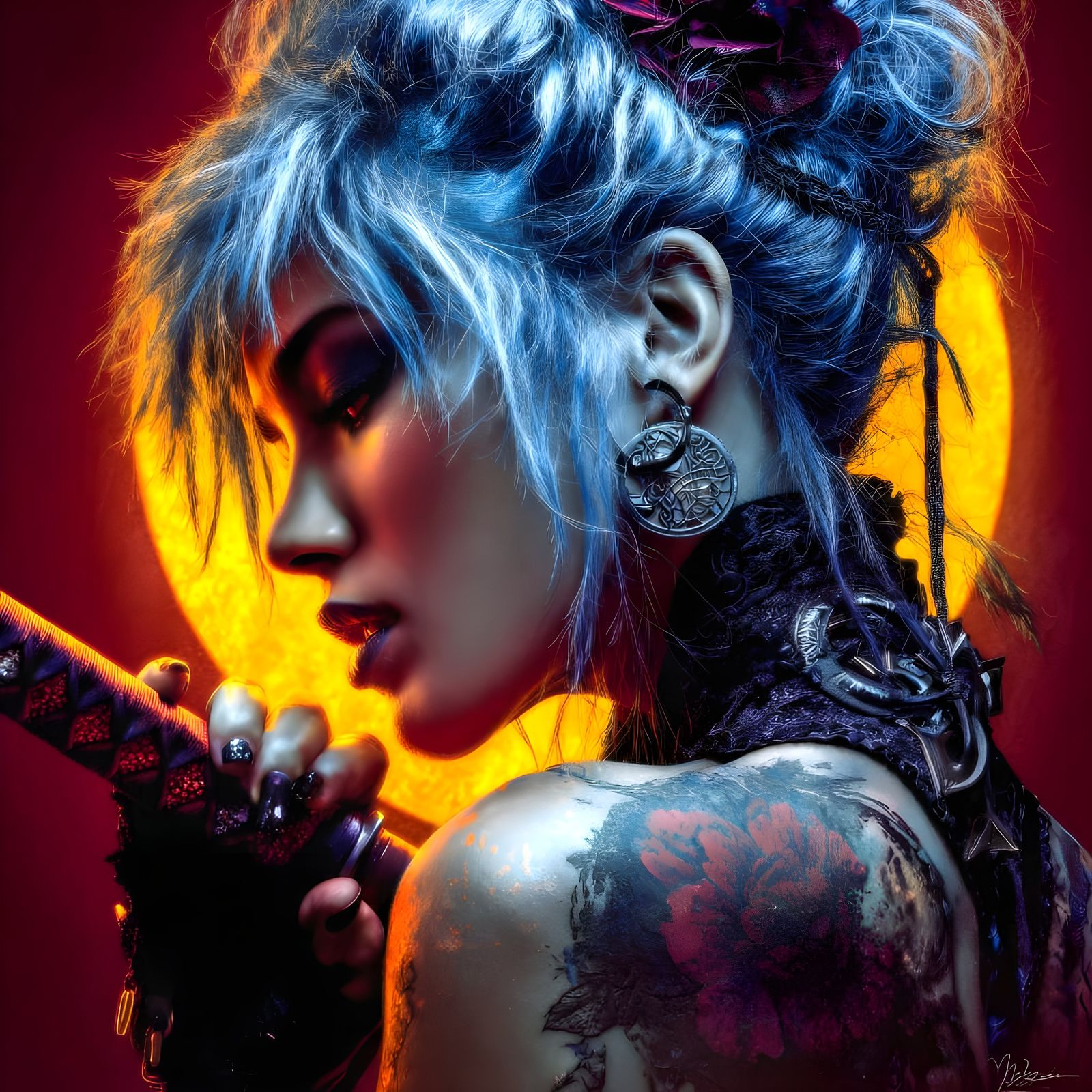 Blue Steel, Scarlet Sun