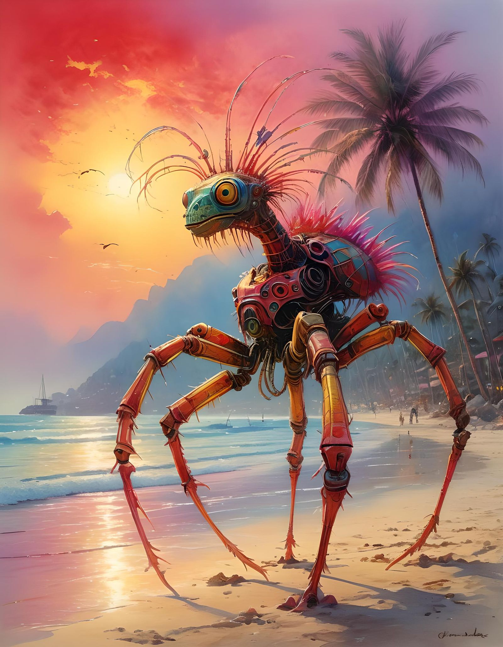 Beach Biopunk  by @John