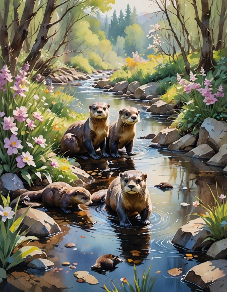 otter family