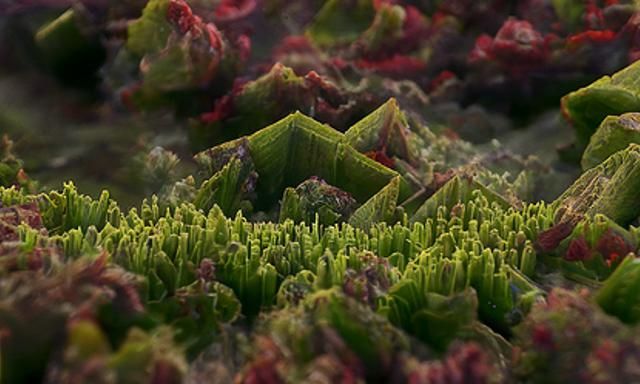 crystal lattice alien geometry