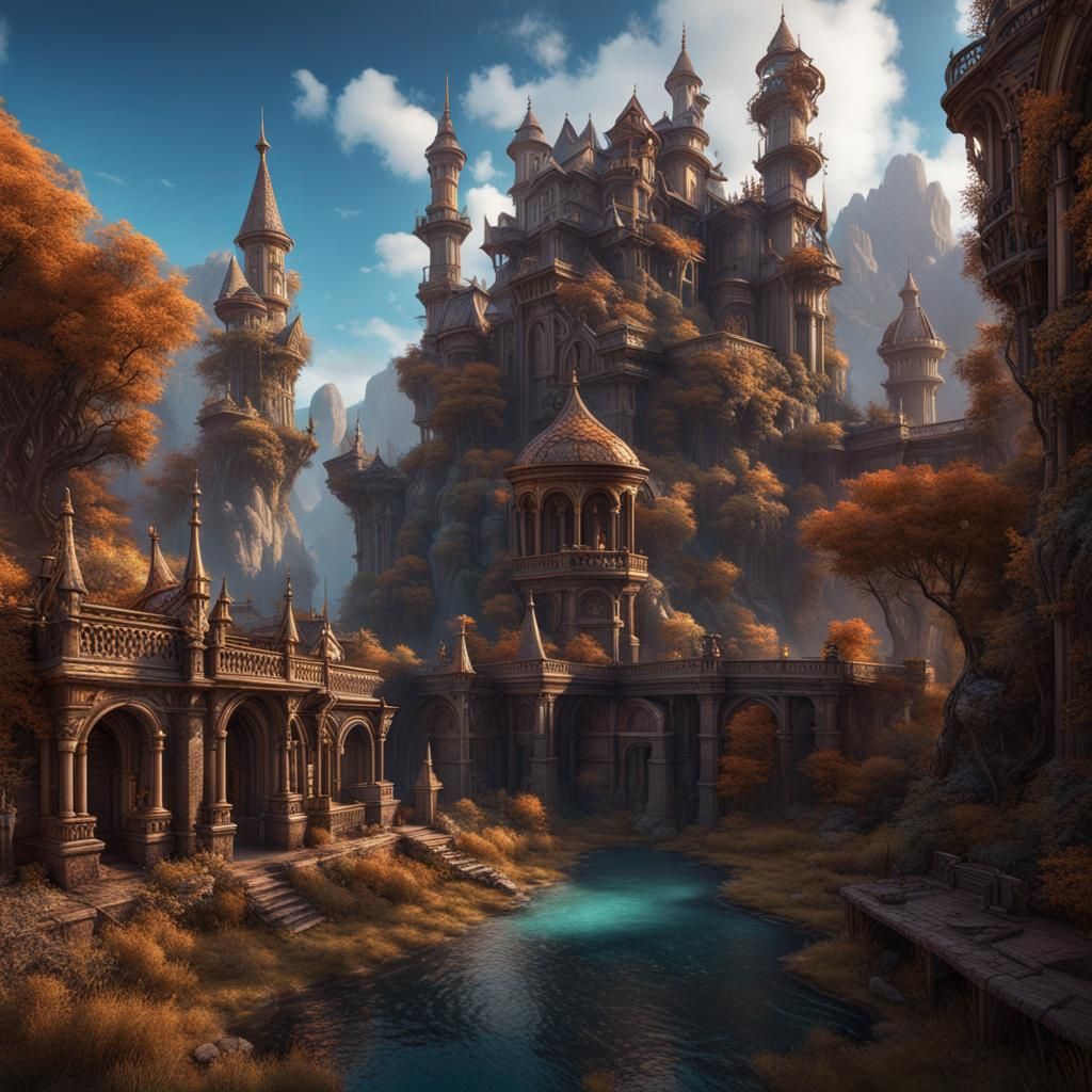 Hanukkah Sufganiyah Menorah in Detailed Matte Painting