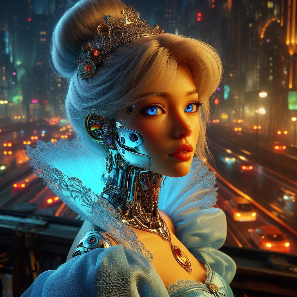 Cinderella in Cyberpunk World