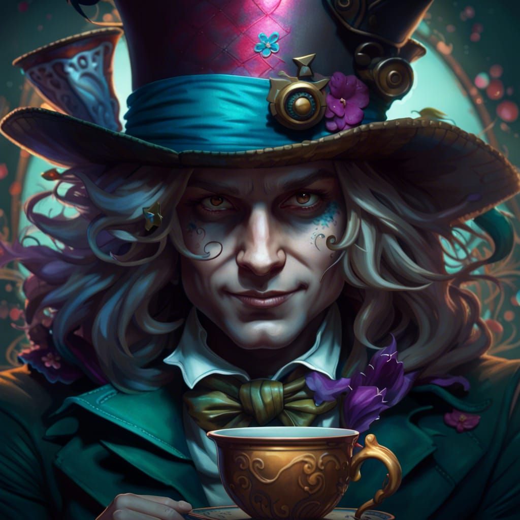 dark mad hatter - AI Generated Artwork - NightCafe Creator