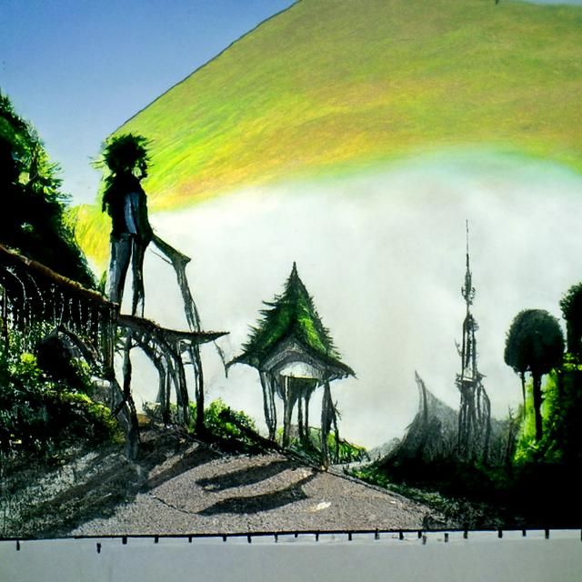 Midjourney Draw Yourself As An Isometric Being, Rainbow Colo...