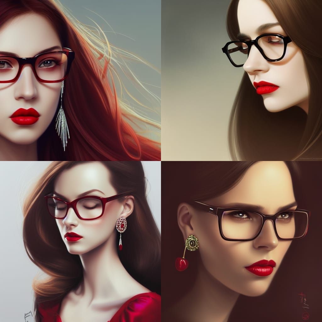 Women glasses.