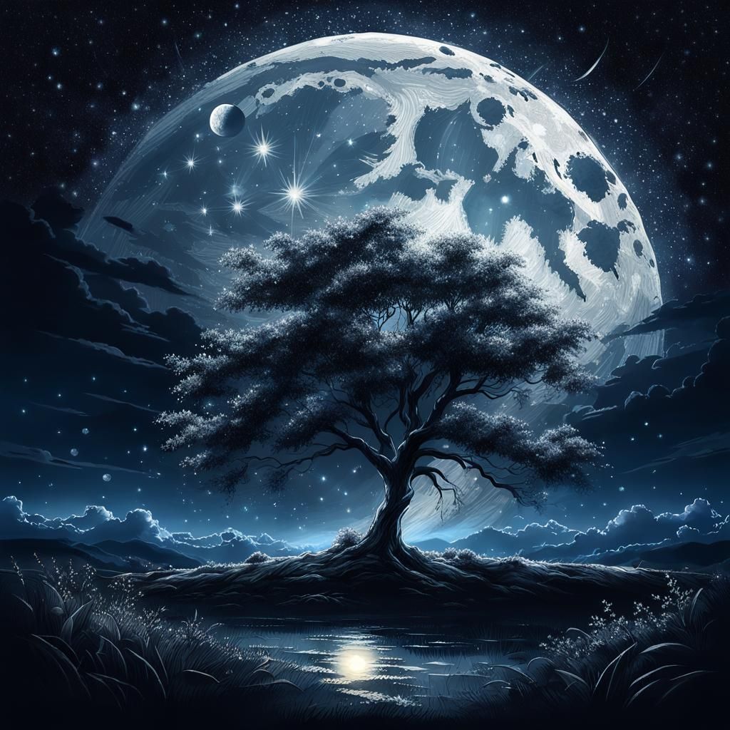 small compared to the moon  by @Akhat