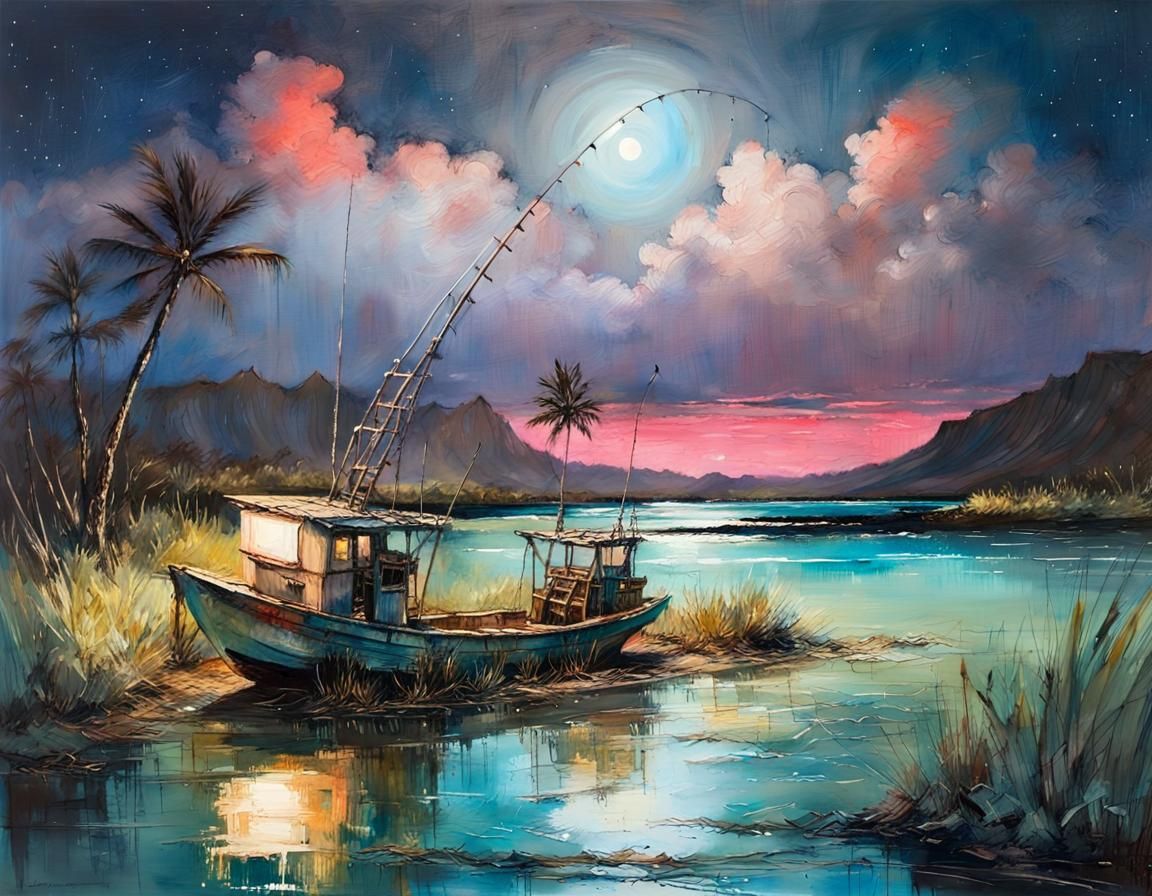 Old fishing boat   by @1cheesepuff