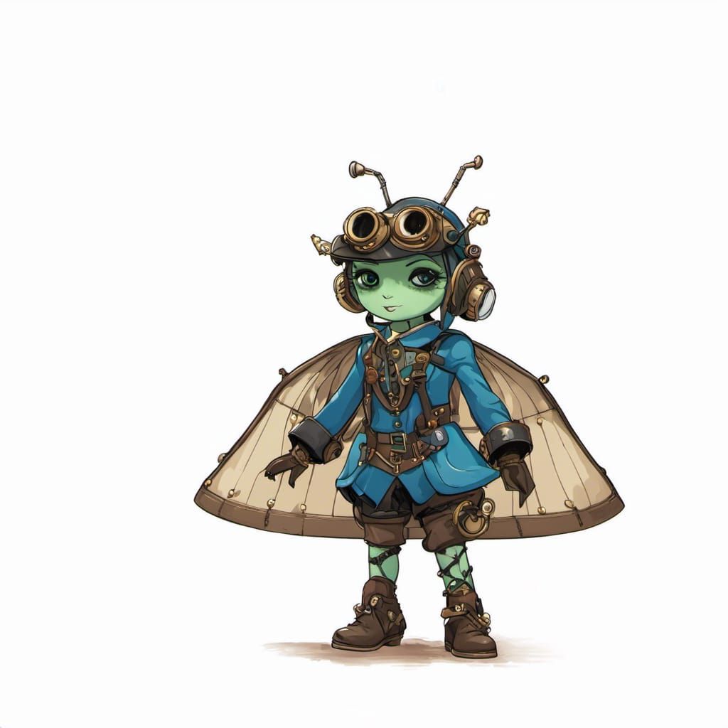 Steampunk Bug Girl