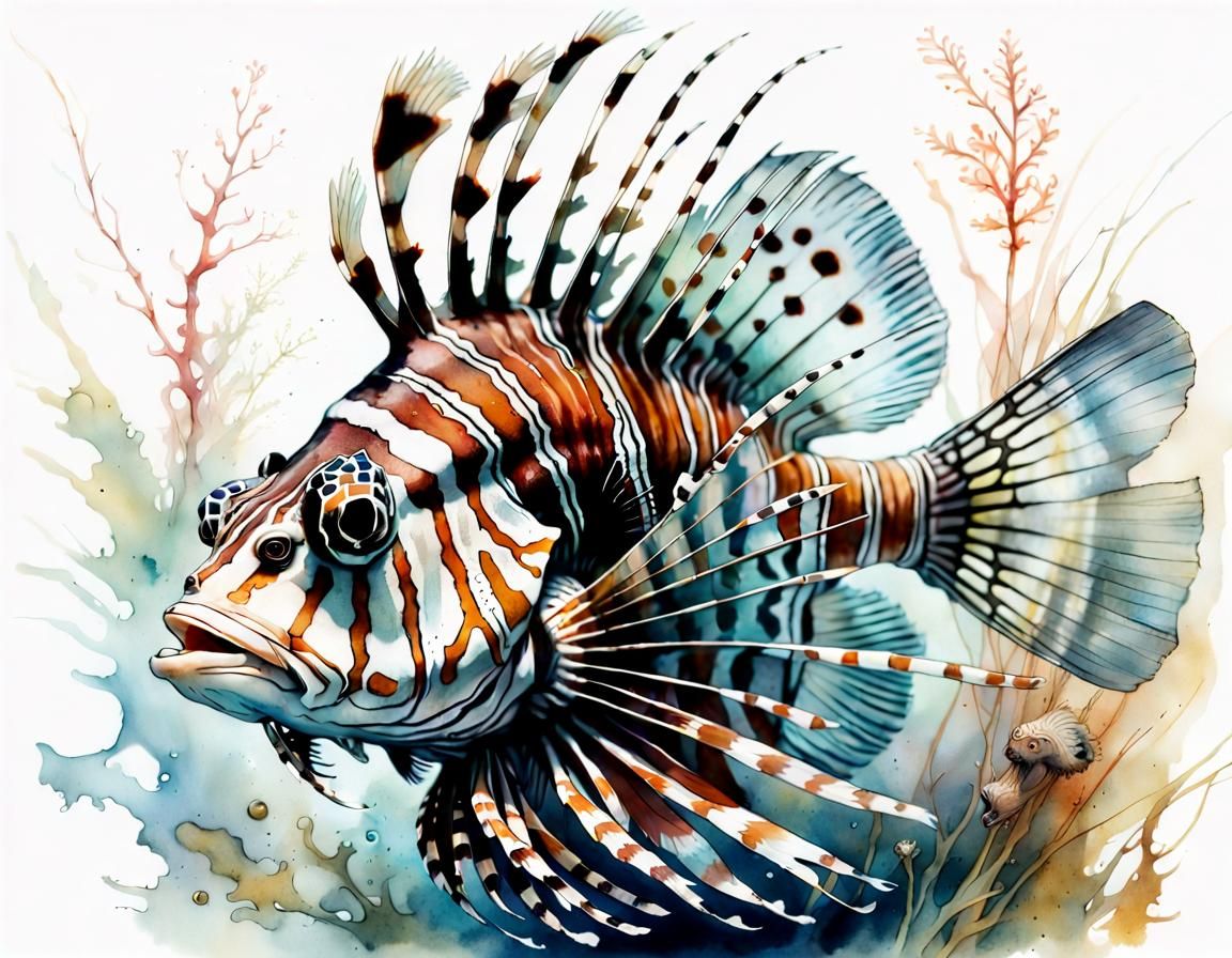 Livingston, a Lion Fish  by @SueD