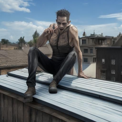  <lora:Dark-Strain DSv8:1.0>Cat on a hot tin roof