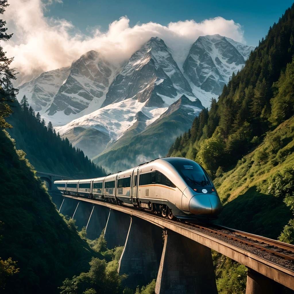 A Mountain Train