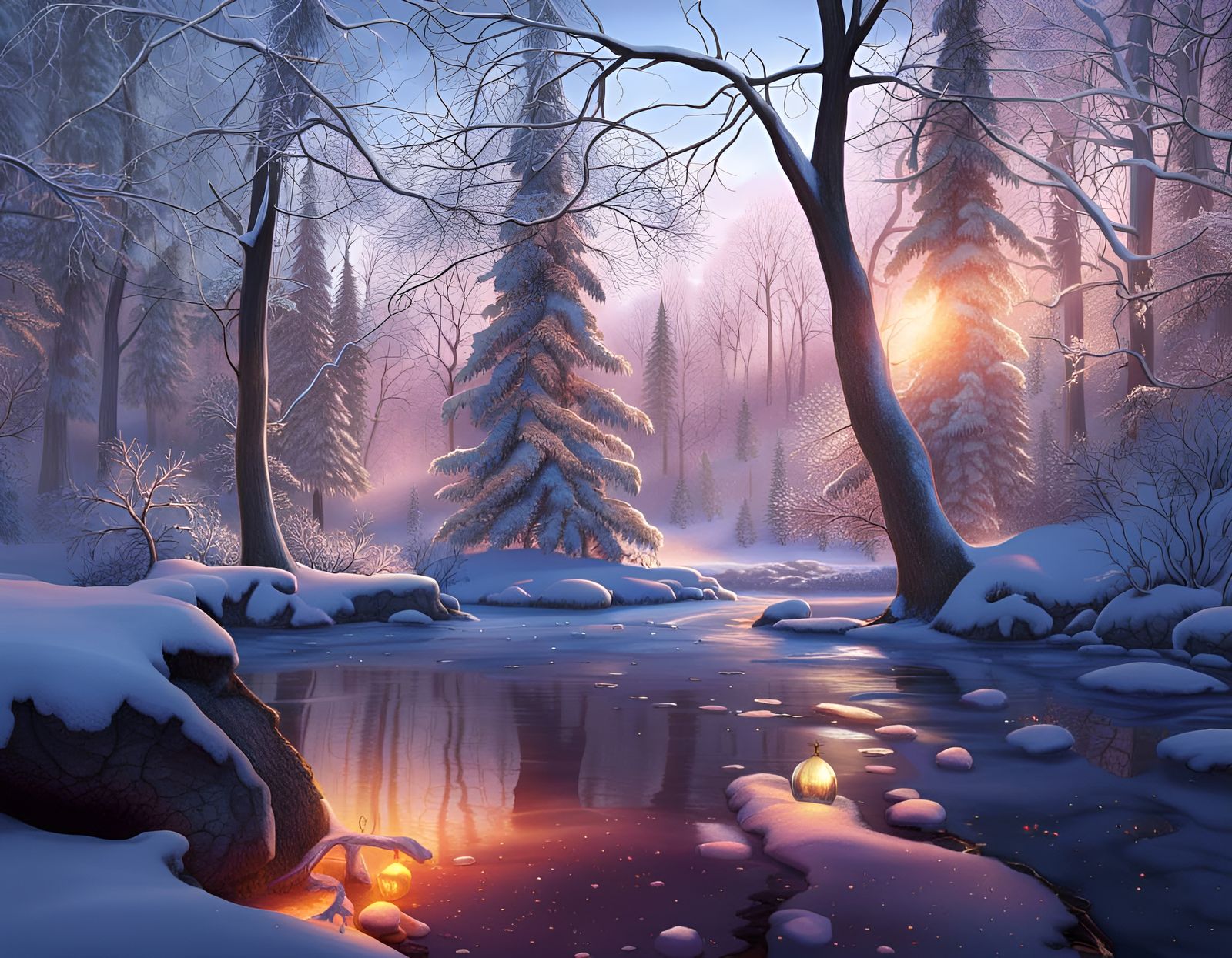 Icy Landscape  by @Gate