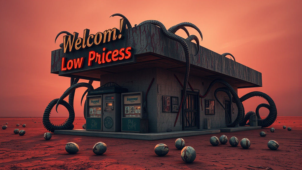alien gas station
