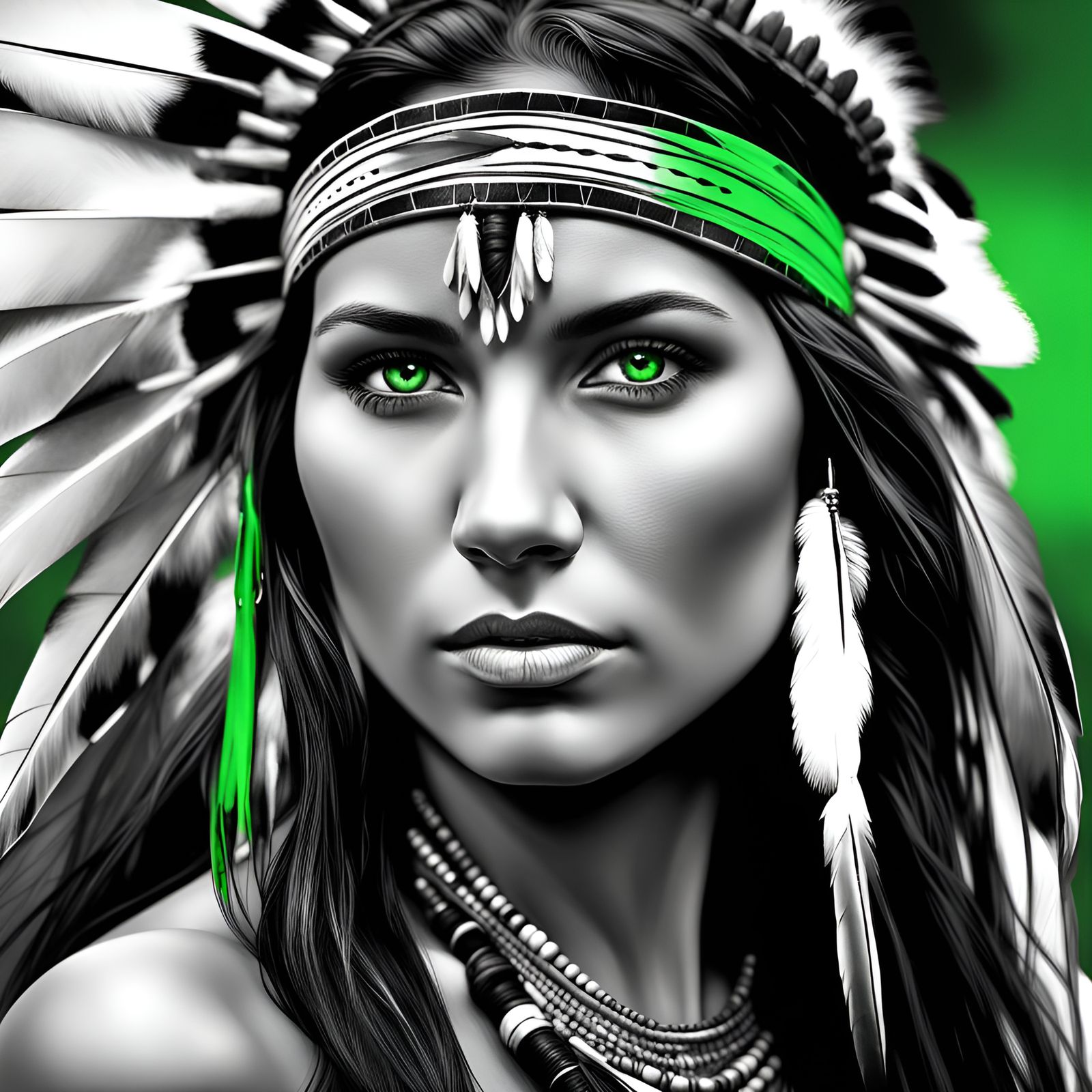 Native Beauty - AI Generated Artwork - NightCafe Creator