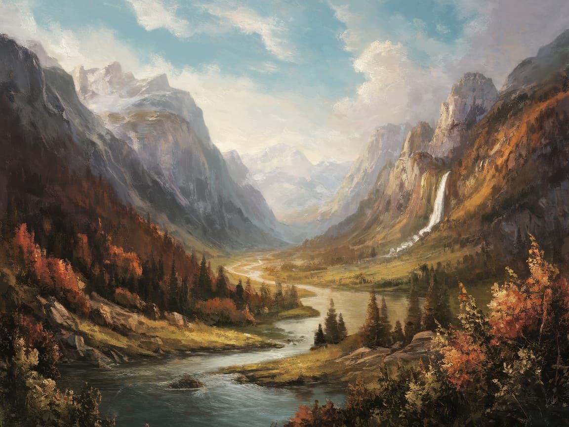 A serene valley  by @Silver Calico