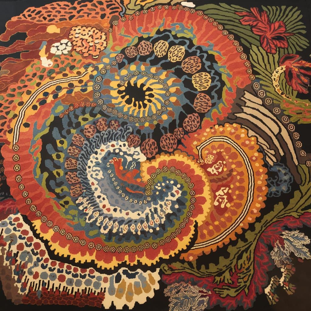 An abstract portrait of a woman, rendered in monochromatic black tones. The image is composed of fragmented geometric shapes and bold, sweep...