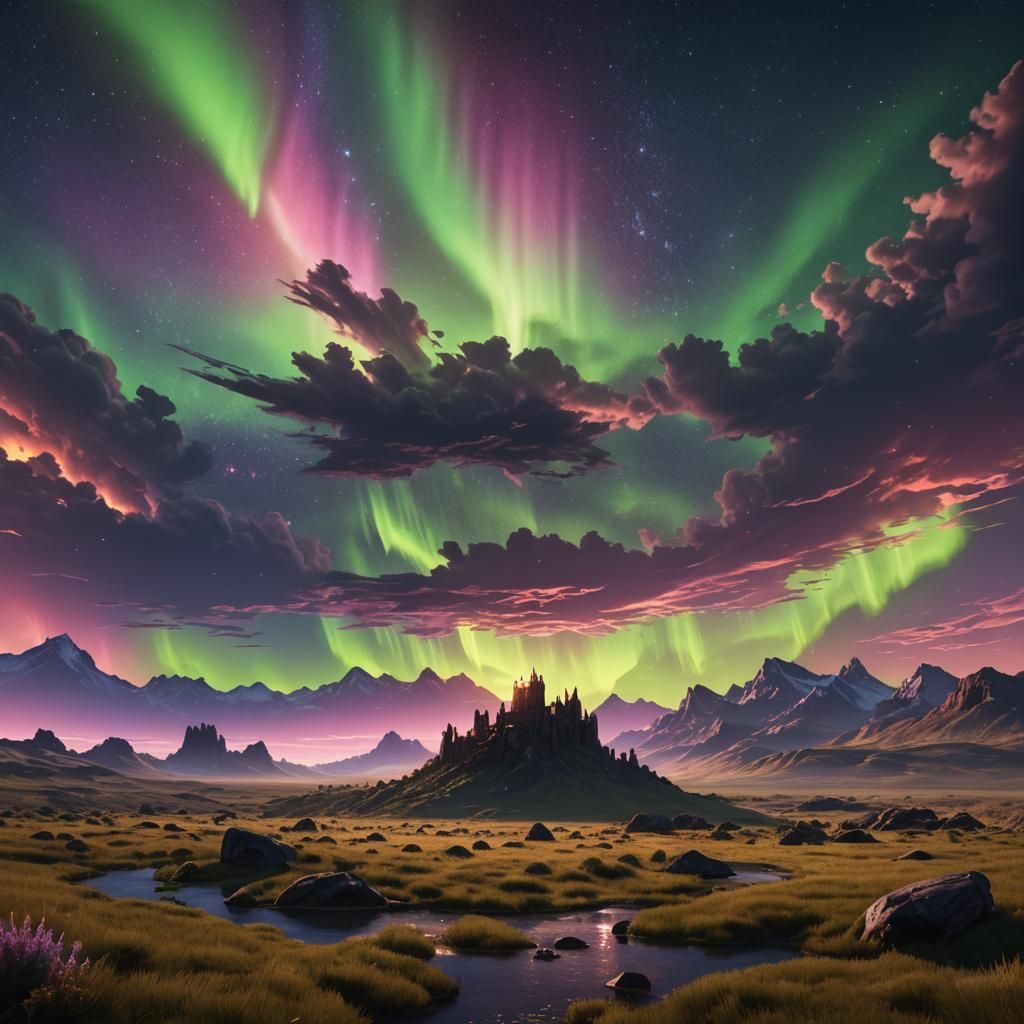 southern lights in plains