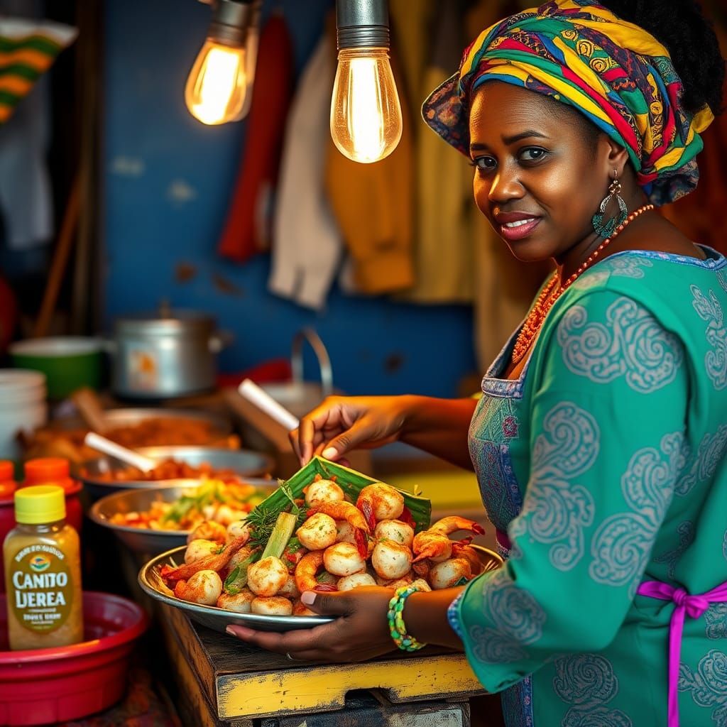  Brazil (Bahia) Street Food: Acarajé  by @Michael Hendrickson