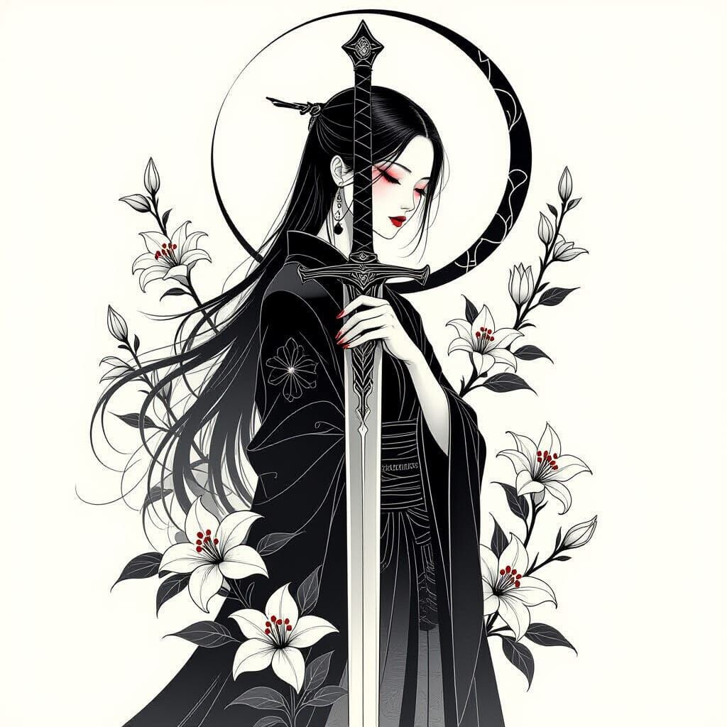 she who holds the sword  by @Lunar