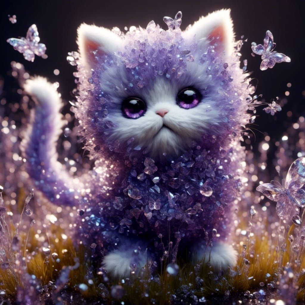 Krystal poofy cat  by @miso_altt