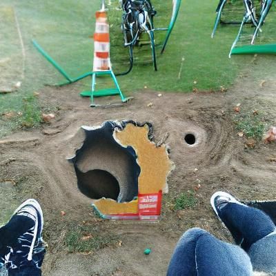 There was a hole here, but it's gone now
