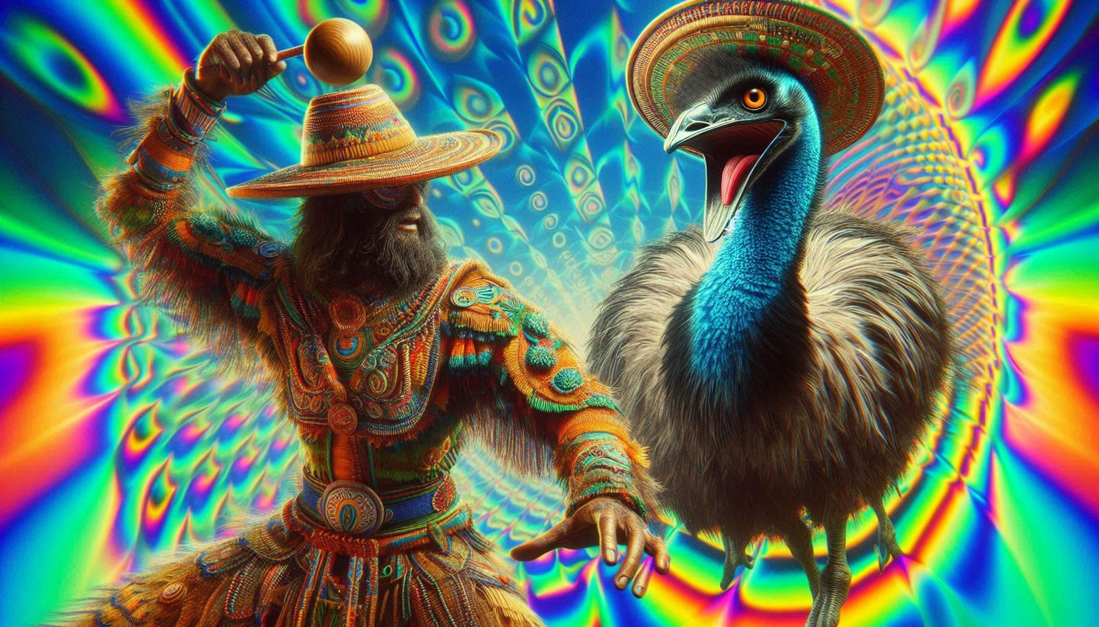 river madness or something with bigfoot and emu