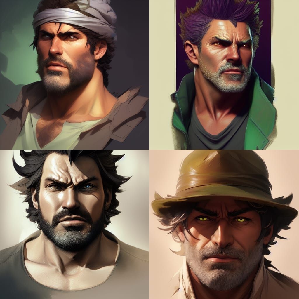 Joseph Joestar, photorealistic