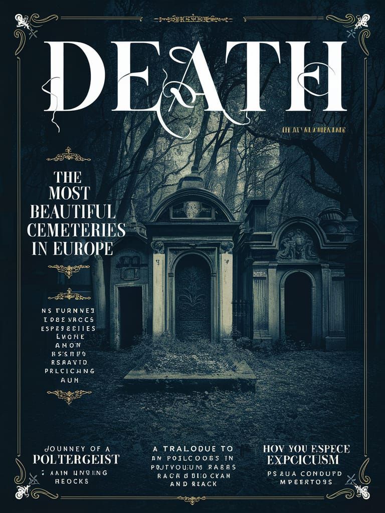 "Death" The magazine for the dead  by @Andrachiel