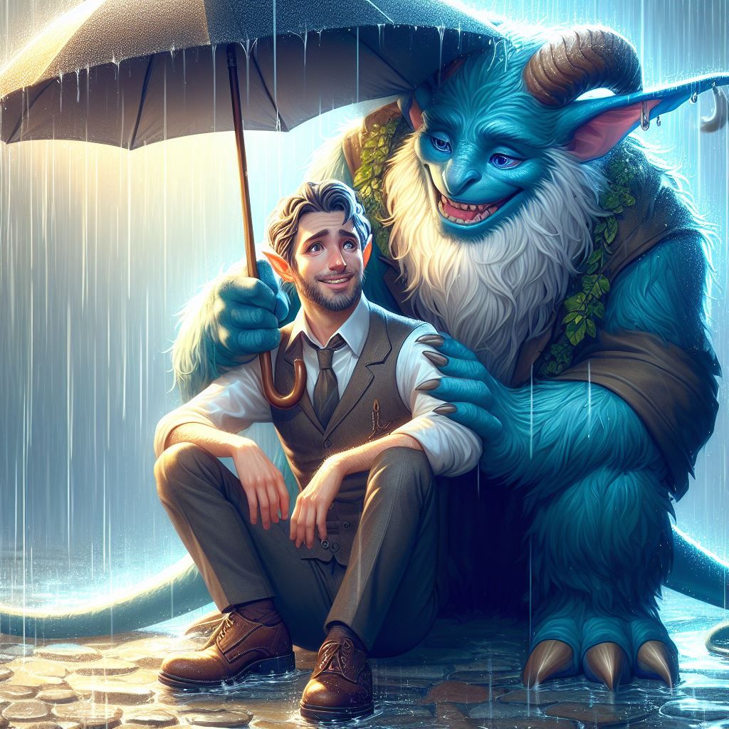 The sun is always shining