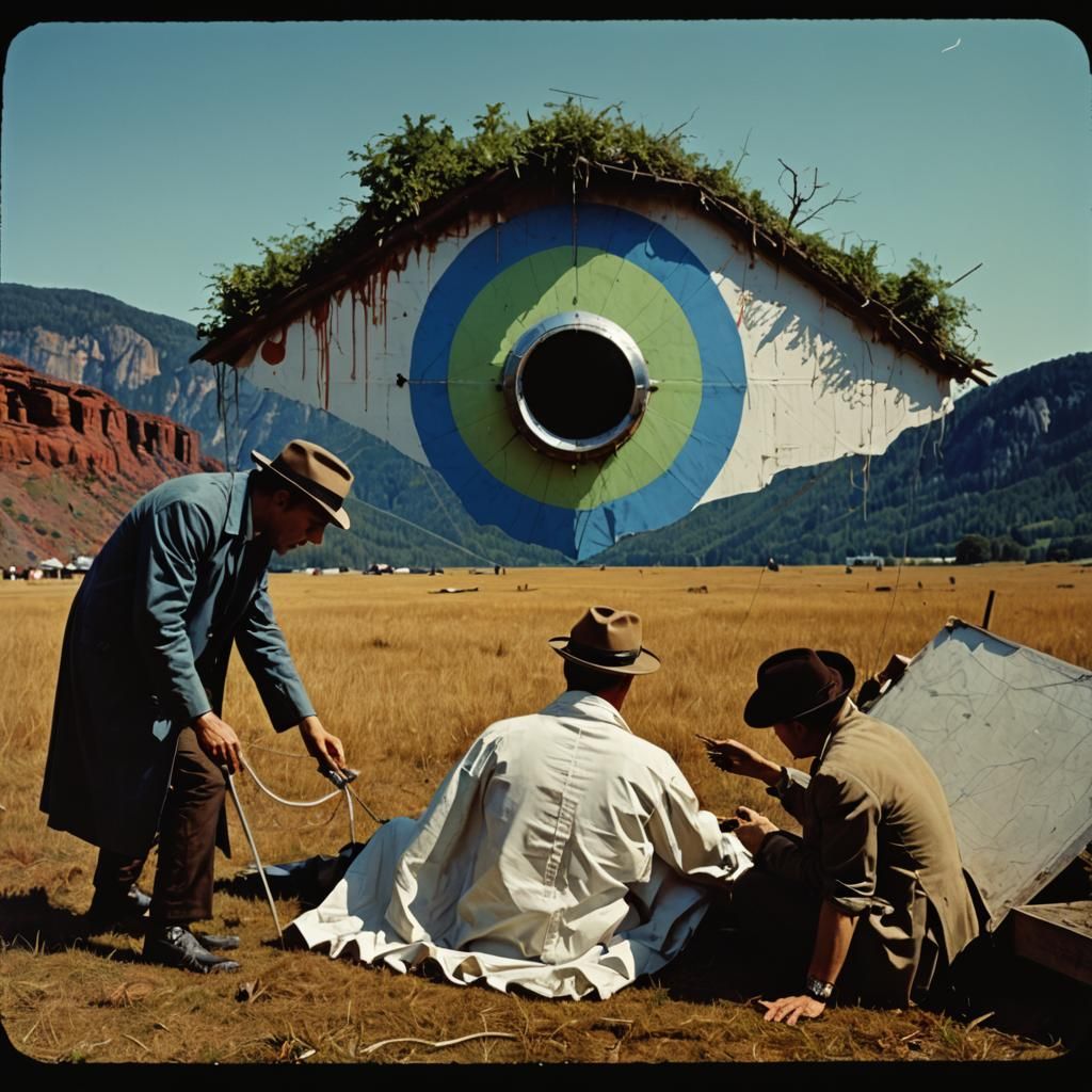 Imploding Man Festival: Hyperrealistic Calamity in Vivid Det...