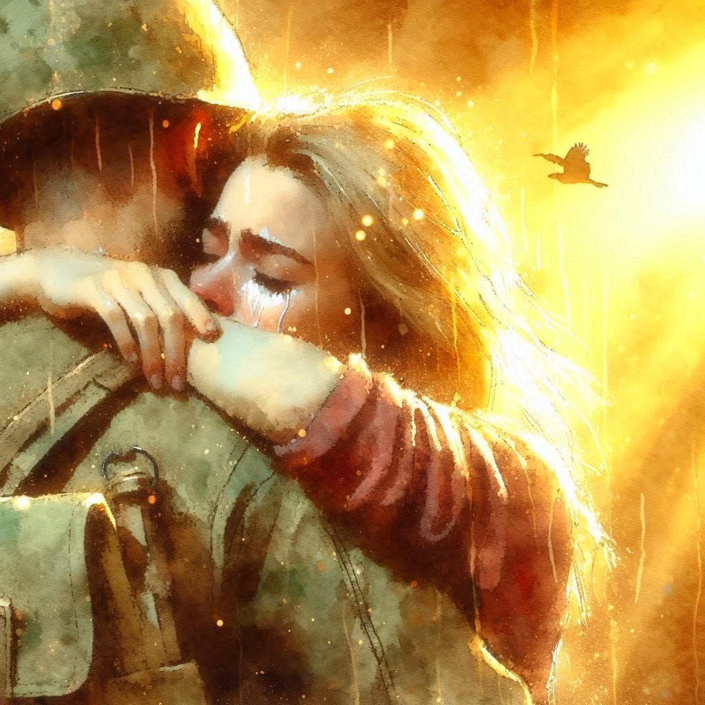 "How lucky I am to have something that makes saying goodbye so hard."