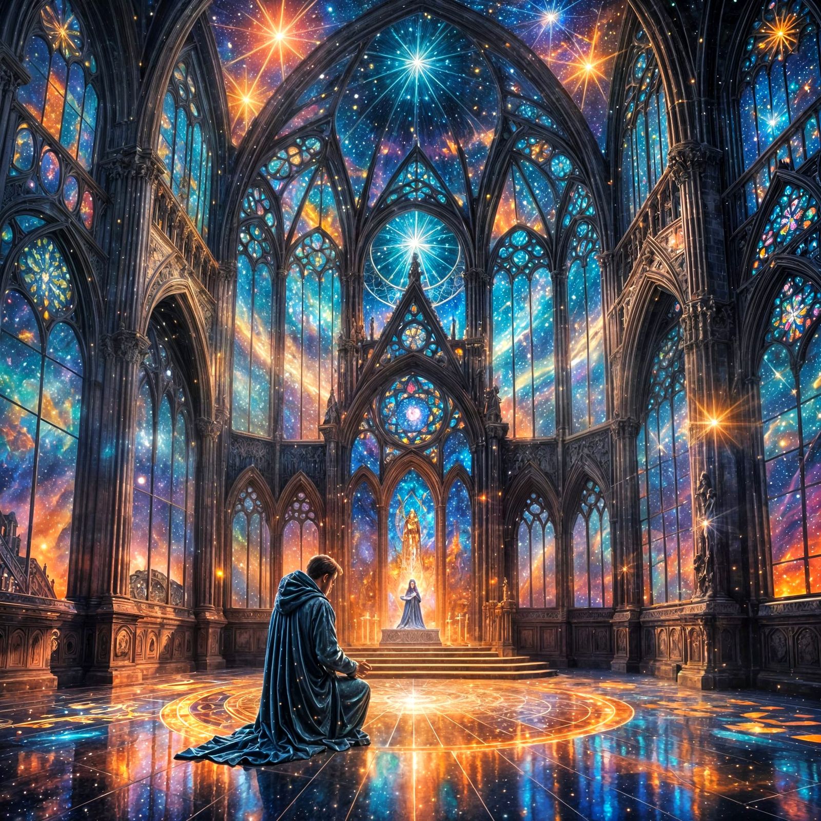 Cathedral of Stars  by @daniel