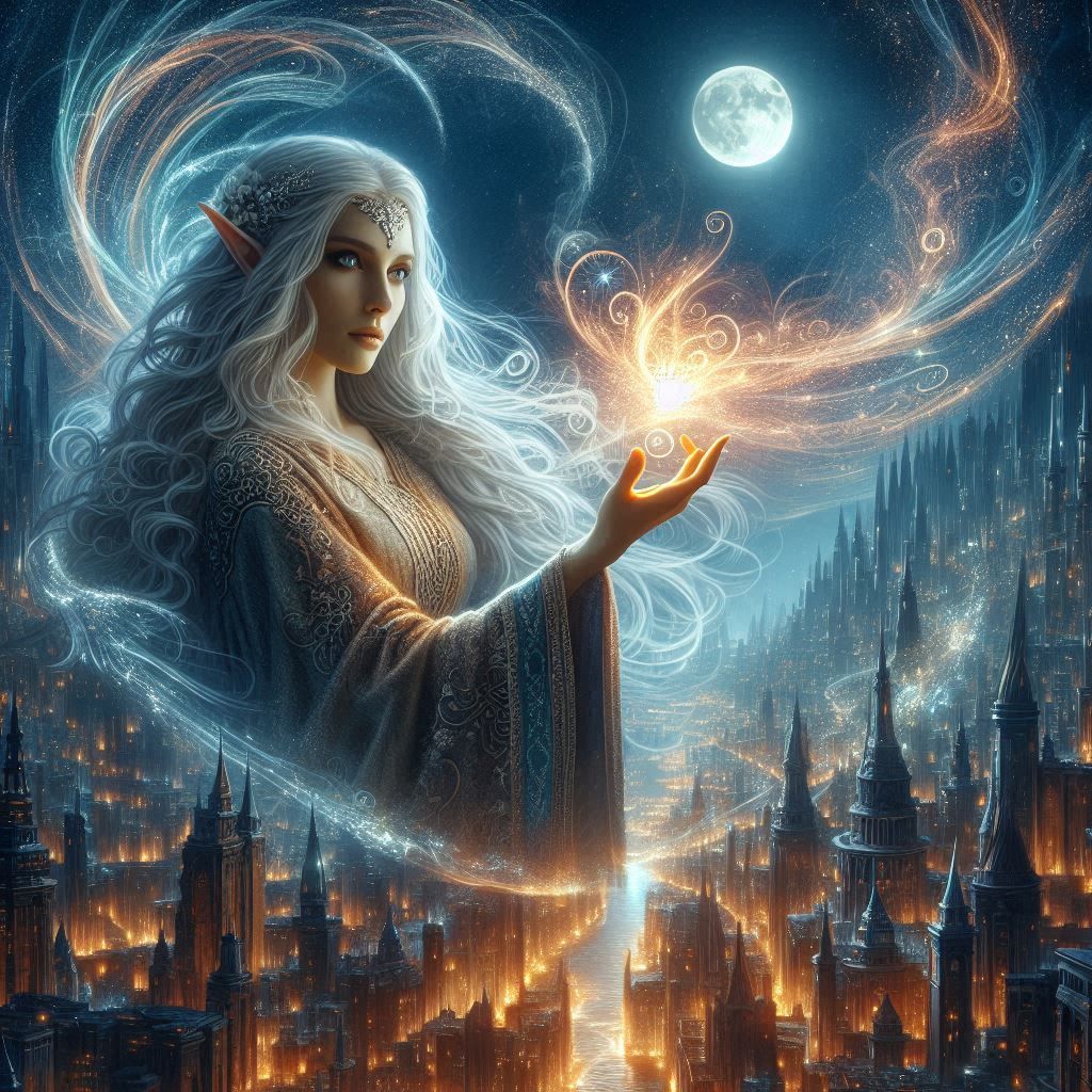Elven sorceress