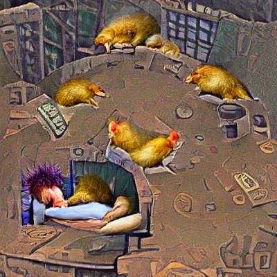 Chicken rodents on the grindset sleeping only three hours a ...