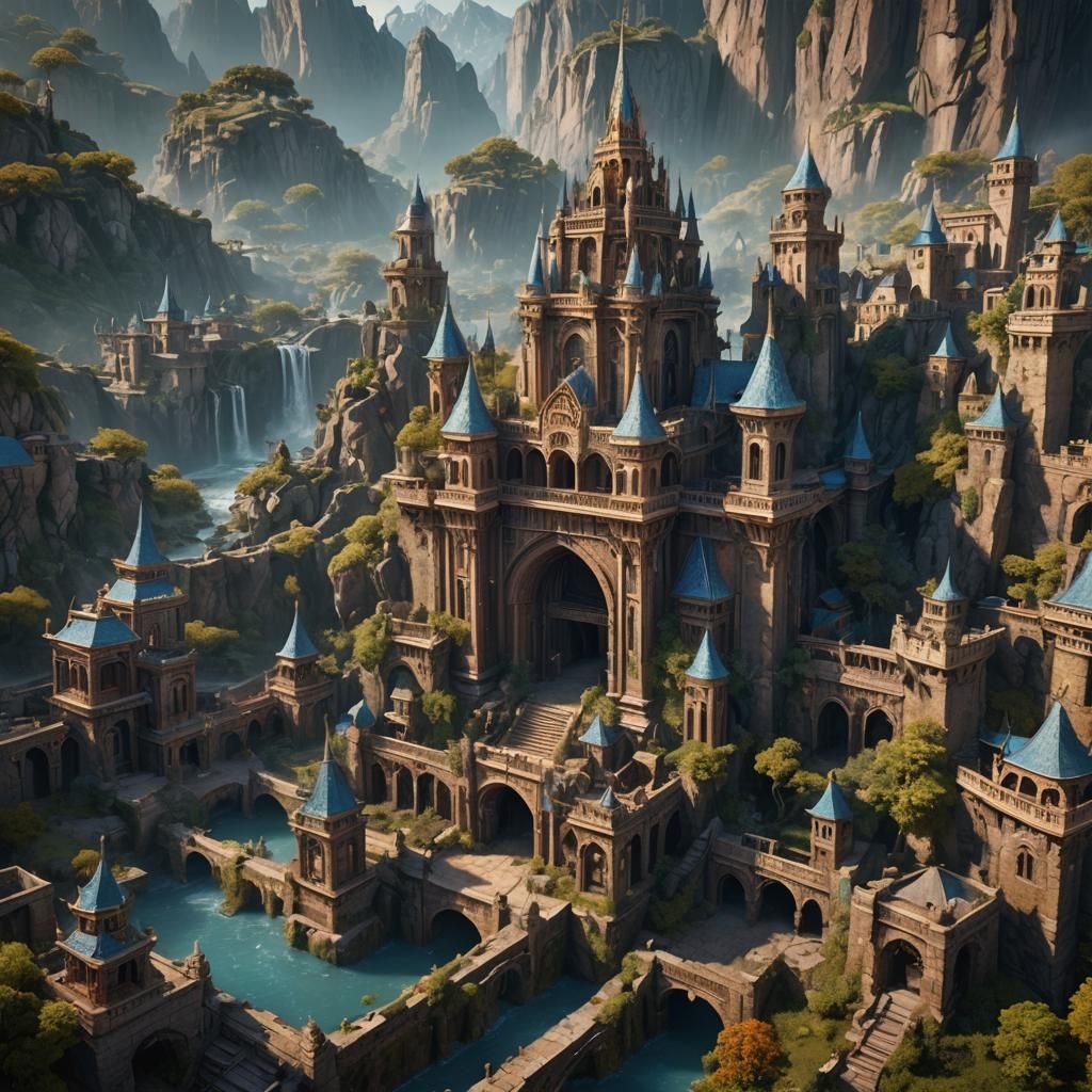 Ant in Glass: Detailed Matte Painting