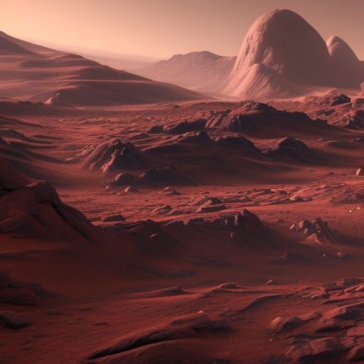 Landscape on mars