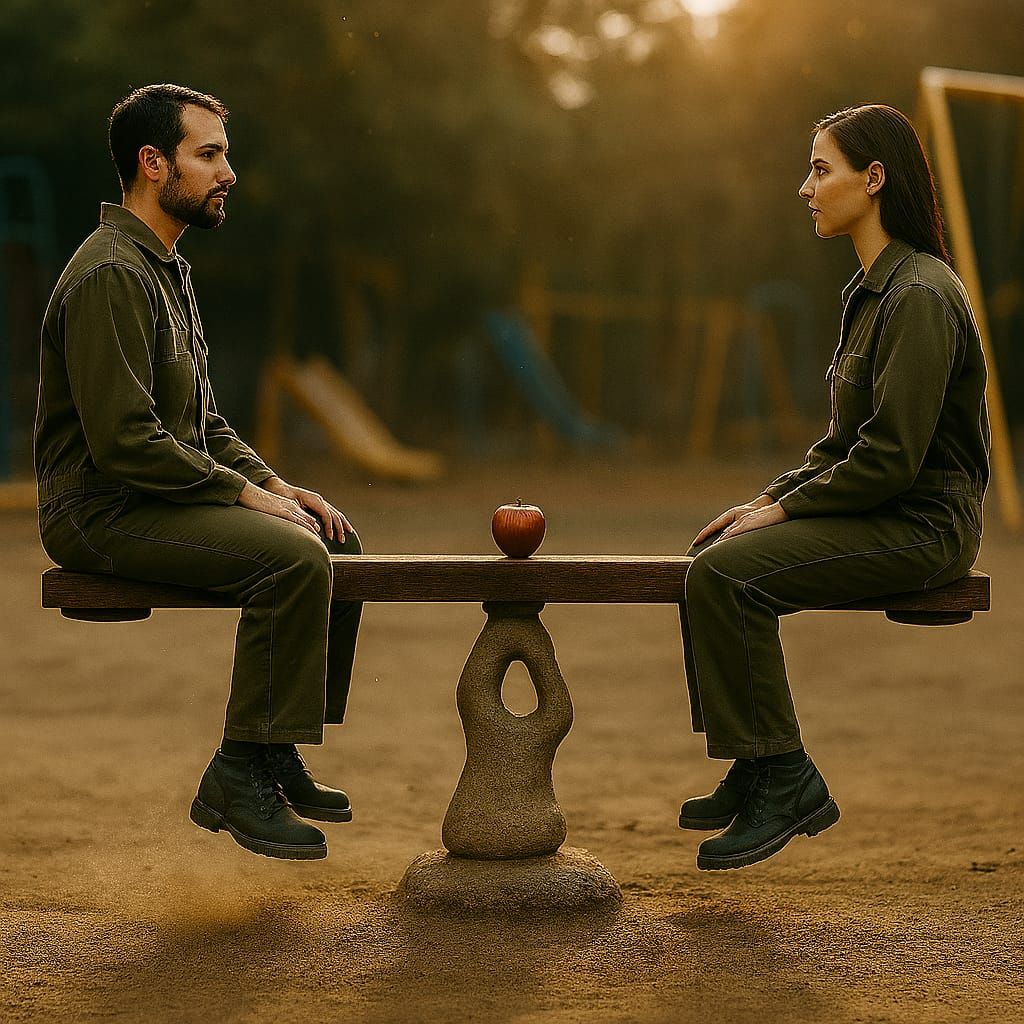 seesaw, balance to imbalance