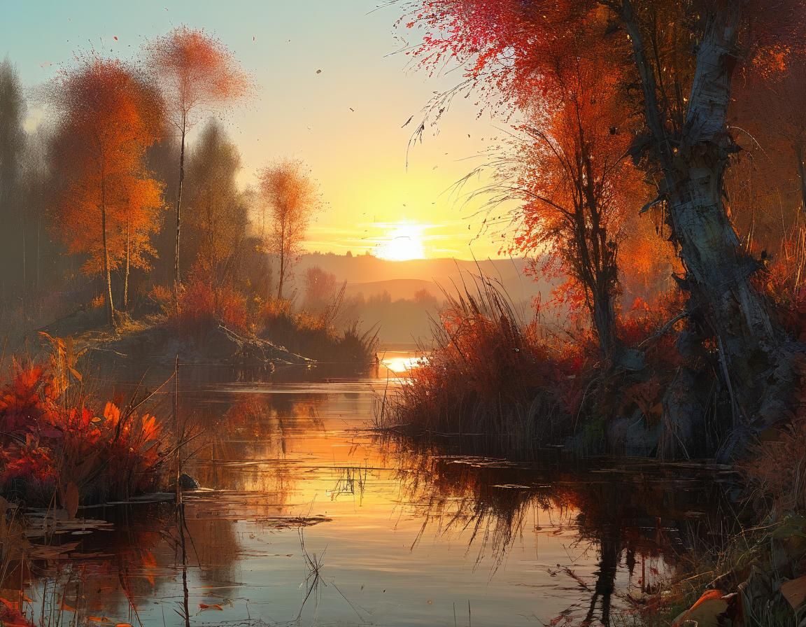 autumn sunset