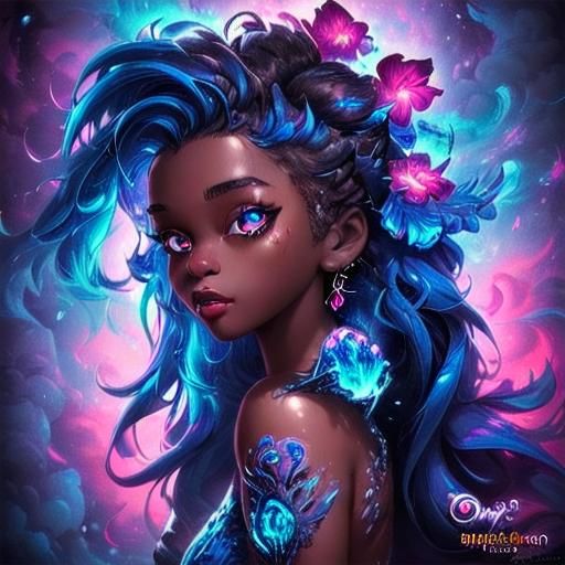 <lora:Eunhagye Bijeon:1.0>, crystalline goddess, blue glowing flower eyes, long hair, detailed head and shoulders portrait, detailed intrica...