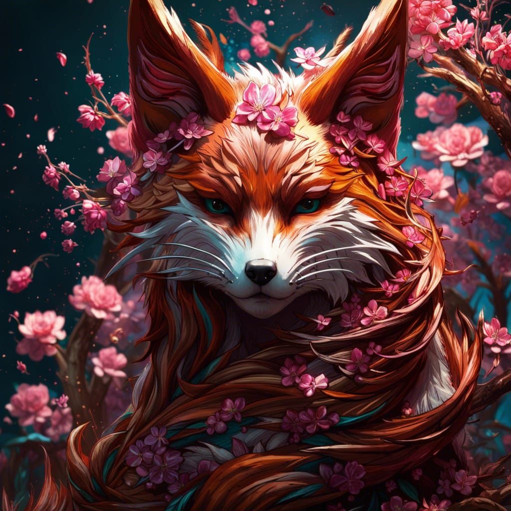 Kitsune  by @SiliconSavanna