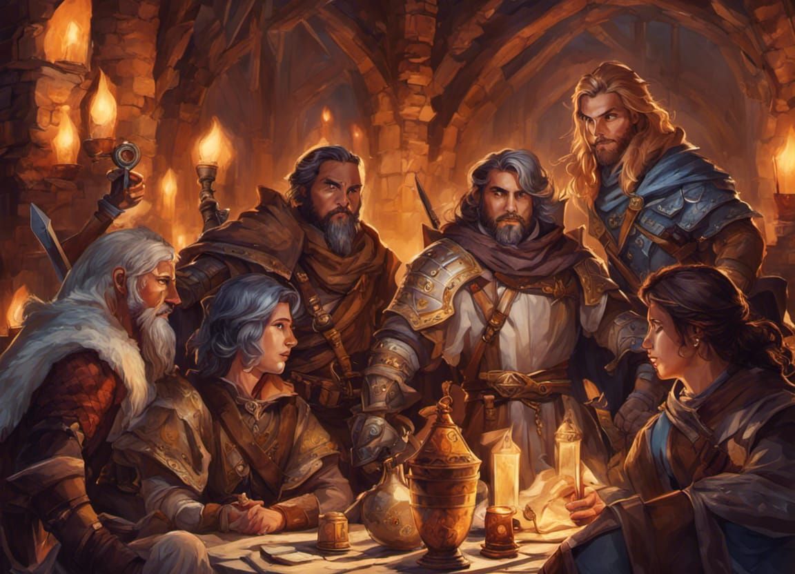 Adventuring Party  by @oddley