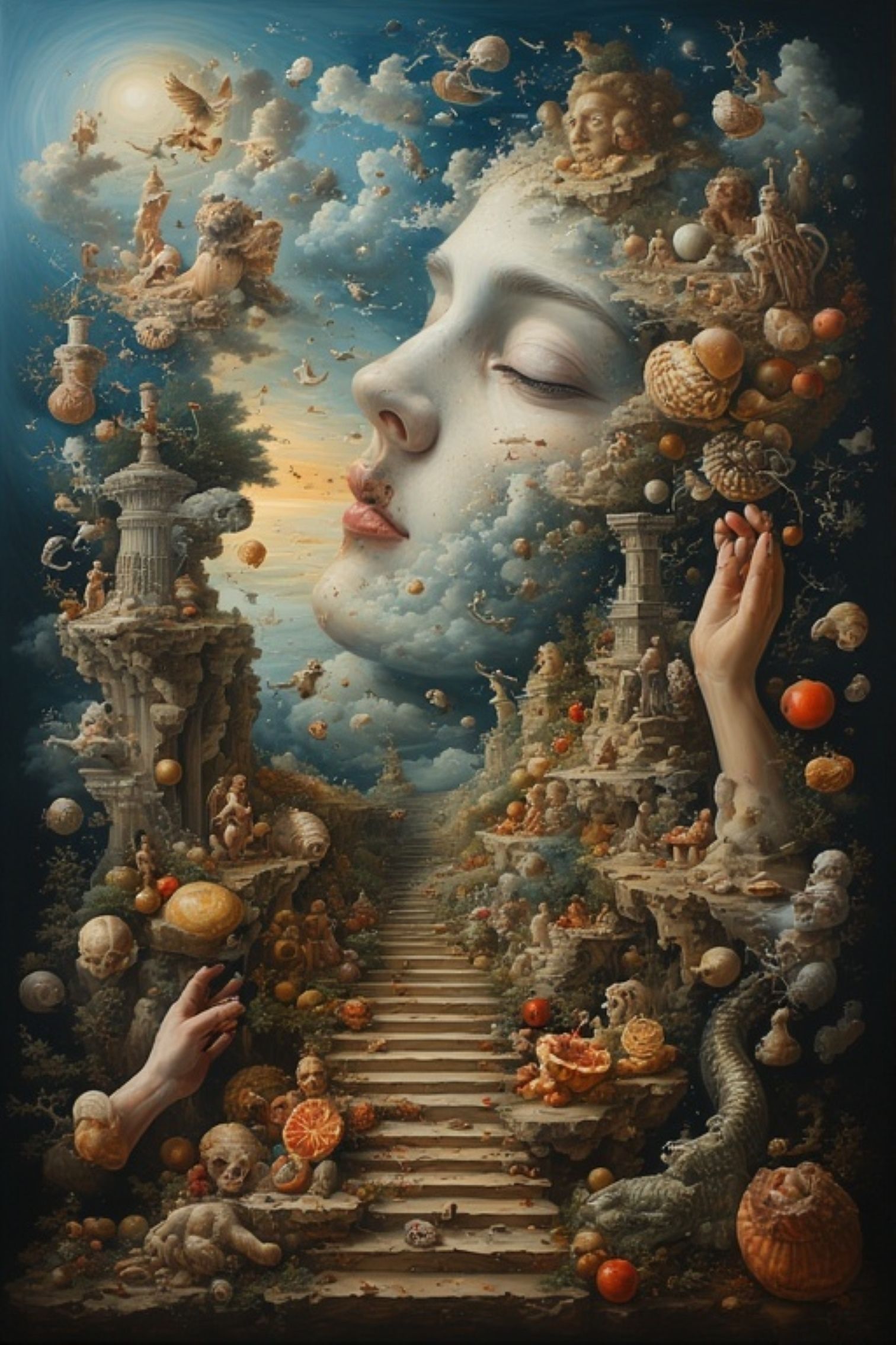 A surrealist abstract masterpiece